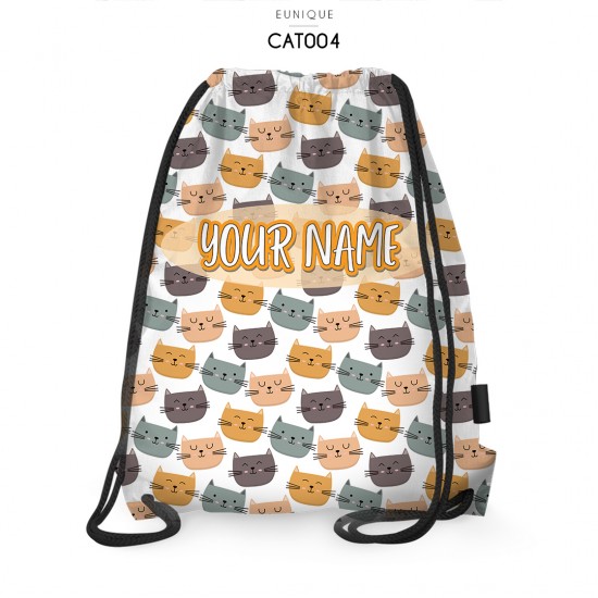 Drawstring Bag Cat CAT004