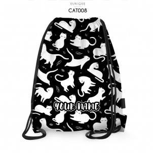 Drawstring Bag Cat CAT008