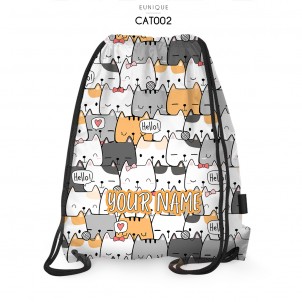 Drawstring Bag Cat CAT002