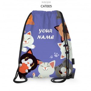 Drawstring Bag Cat CAT005