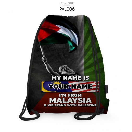 Drawstring Bag Save Palestine PAL006