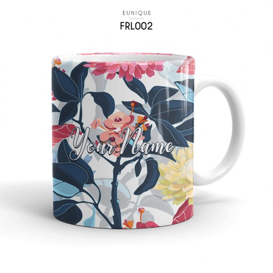 Ceramic Mug Floral FRL002