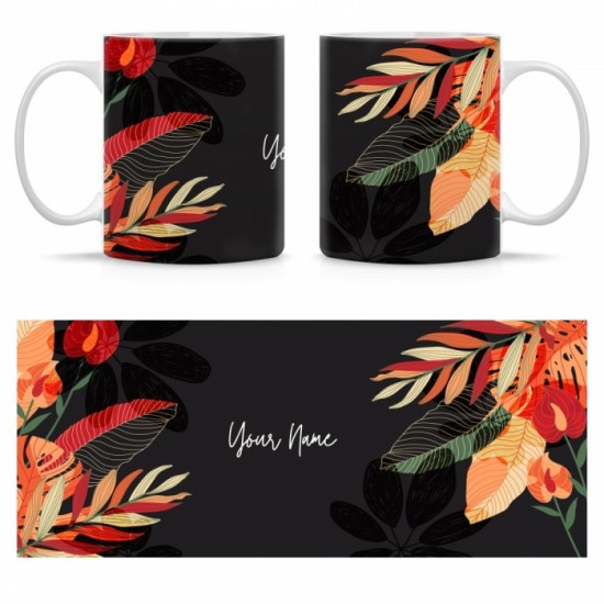 Ceramic Mug Floral FRL006