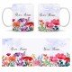 Ceramic Mug Floral FRL009