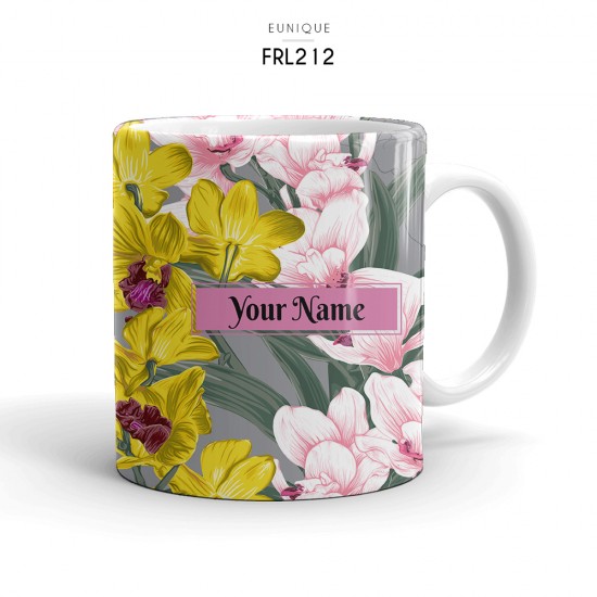 Ceramic Mug Floral FRL212