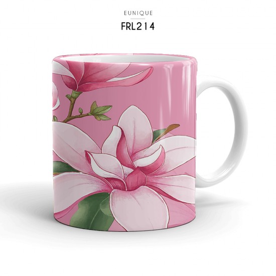 Ceramic Mug Floral FRL214