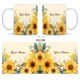 Ceramic Mug Floral FRL308