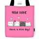 Tote Bag Cat CAT001